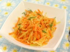Салат с редькой и морковью - рецепт