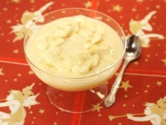 Сливочно-йогуртовый десерт «Нежный банан»