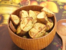 Картошка в духовке с чесноком и маслом
