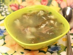 Суп со щавелем и яйцом - рецепт