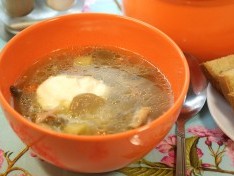 Грибной суп с шампиньонами