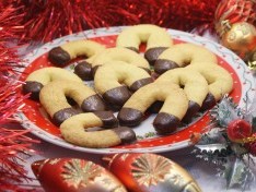 Новогоднее печенье «Подковы»