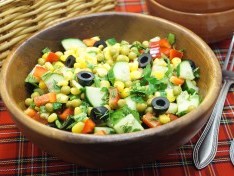 Овощной салат в пост
