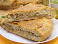 Капустный пирог с яйцами