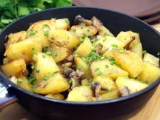 Картошка с шампиньонами