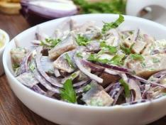 Селедка в горчичном маринаде