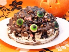 Глазастый торт на Хэллоуин - рецепт