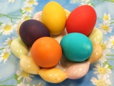 Крашенные пасхальные яйца - рецепт