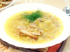 Куриный суп с перловкой - рецепт