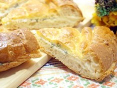 Ленивые лепешки с сыром и зеленью в духовке - рецепт