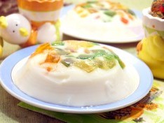 Сливочный десерт с мармеладом на Пасху - рецепт