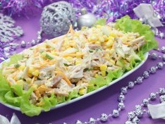 Новогодний салат «Чародей» - рецепт