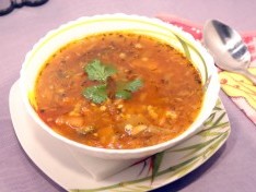 Овощной суп с баклажанами - рецепт