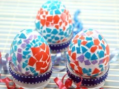 Пасхальные яйца «Мозаика» - рецепт