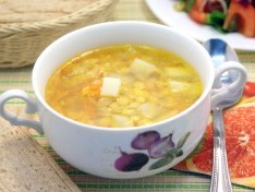 Постный гороховый суп - рецепт