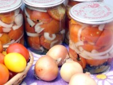 Рецепты салатов из помидоров на зиму
