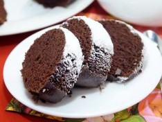 Шоколадный постный кекс - рецепт