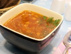 Суп с консервированной фасолью - рецепт