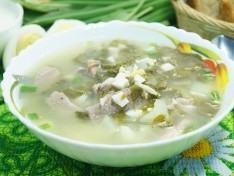 Суп со щавелем - рецепт