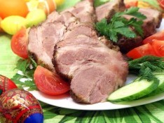Свинина запеченная с чесноком и розмарином - рецепт