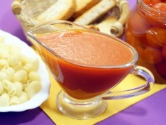 Томатный соус из маринованных помидоров - рецепт