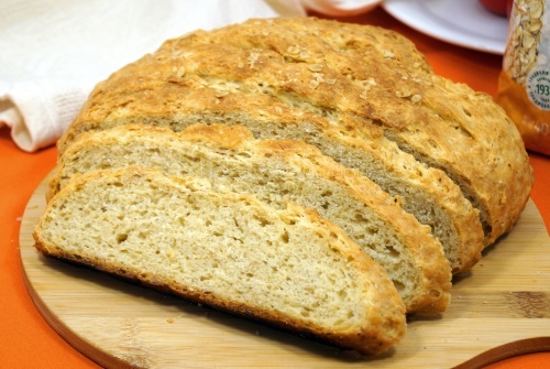 Быстрый овсяный хлеб