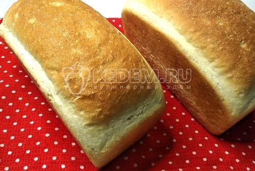 Белый хлеб на сухих дрожжах в духовке
