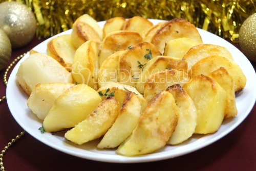 Картофель запеченный в духовке на Новый год
