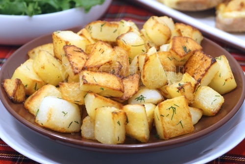 Жареный картофель на топленом масле - рецепт автора Мария Архипова