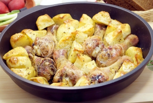 Ингредиенты для «Курица, запеченная с картошкой 
