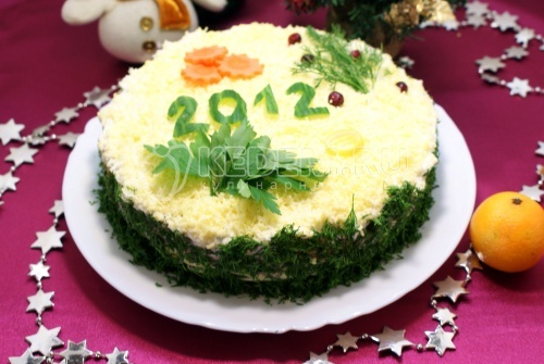 Новогодний салат 2012