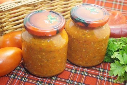 Аджика на зиму с яблоками