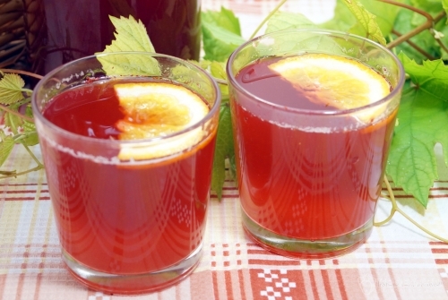 Домашний морс из брусники