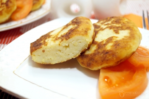 Картофельные котлеты с белокочанной капустой