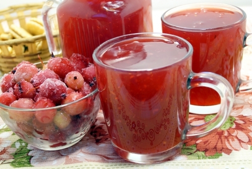 Кисель из замороженных ягод