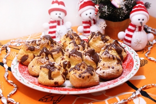 Крошки-эклеры с заварным кремом