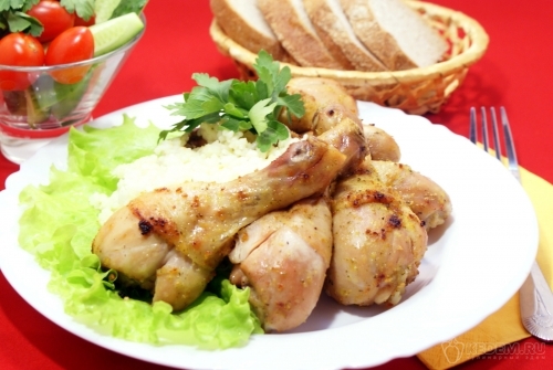 Куриные голени в рукаве