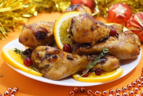 Куриные ножки в духовке на Новый год