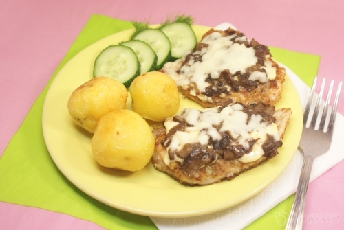 Куриные отбивные Грибное счастье