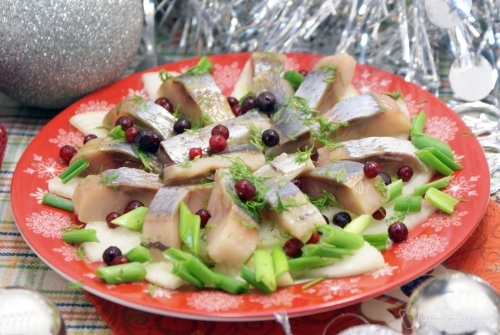Маринованная селёдка