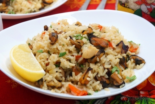 Паэлья с морепродуктами