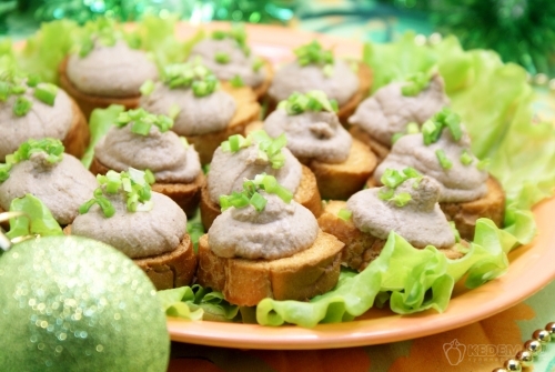 Паштет из куриной печени Праздничный