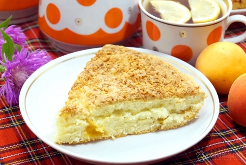 Пирог с абрикосами