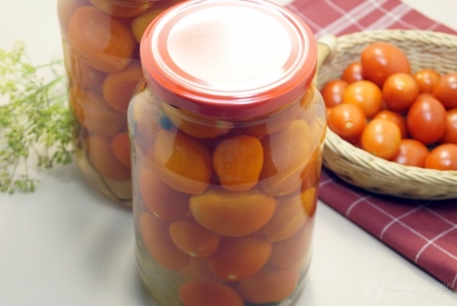 Маринованные помидоры черри на зиму