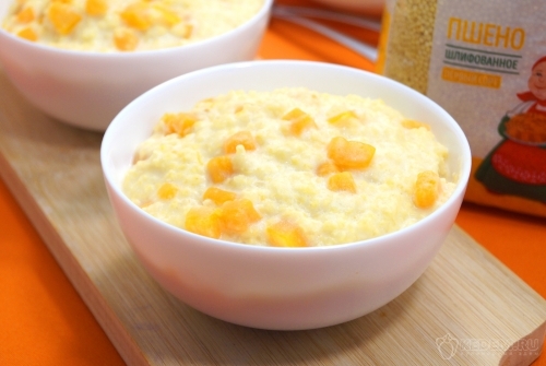 Пшенная каша с тыквой