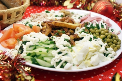 Салат Коза на пороге