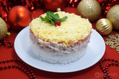 Салат Новогодняя метель
