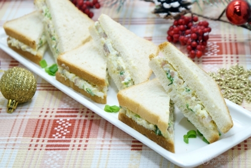 Сэндвич с сельдью Закусочный