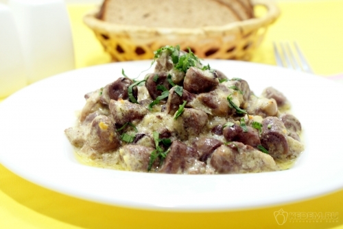 Сердечки куриные в мультиварке