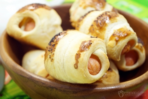 Сосиски в тесте Бомбочки